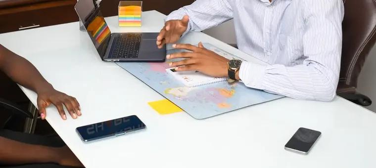 Website Manager at work
